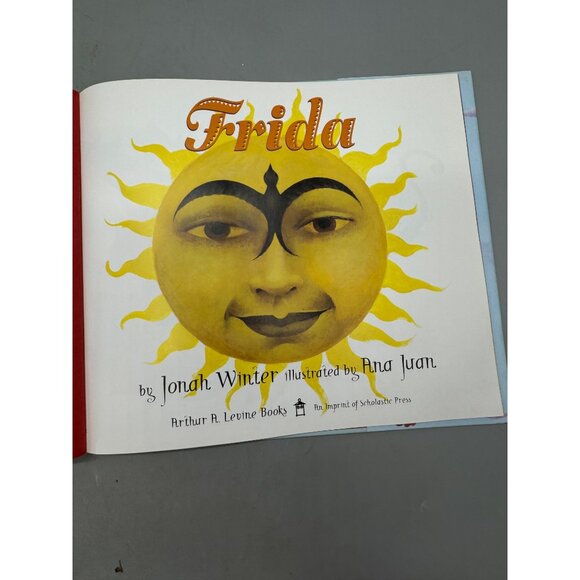 "Frida" By Jonah Winter Illustrated By Ana Juan Hardcover Childrens Book English - Picture 5 of 9